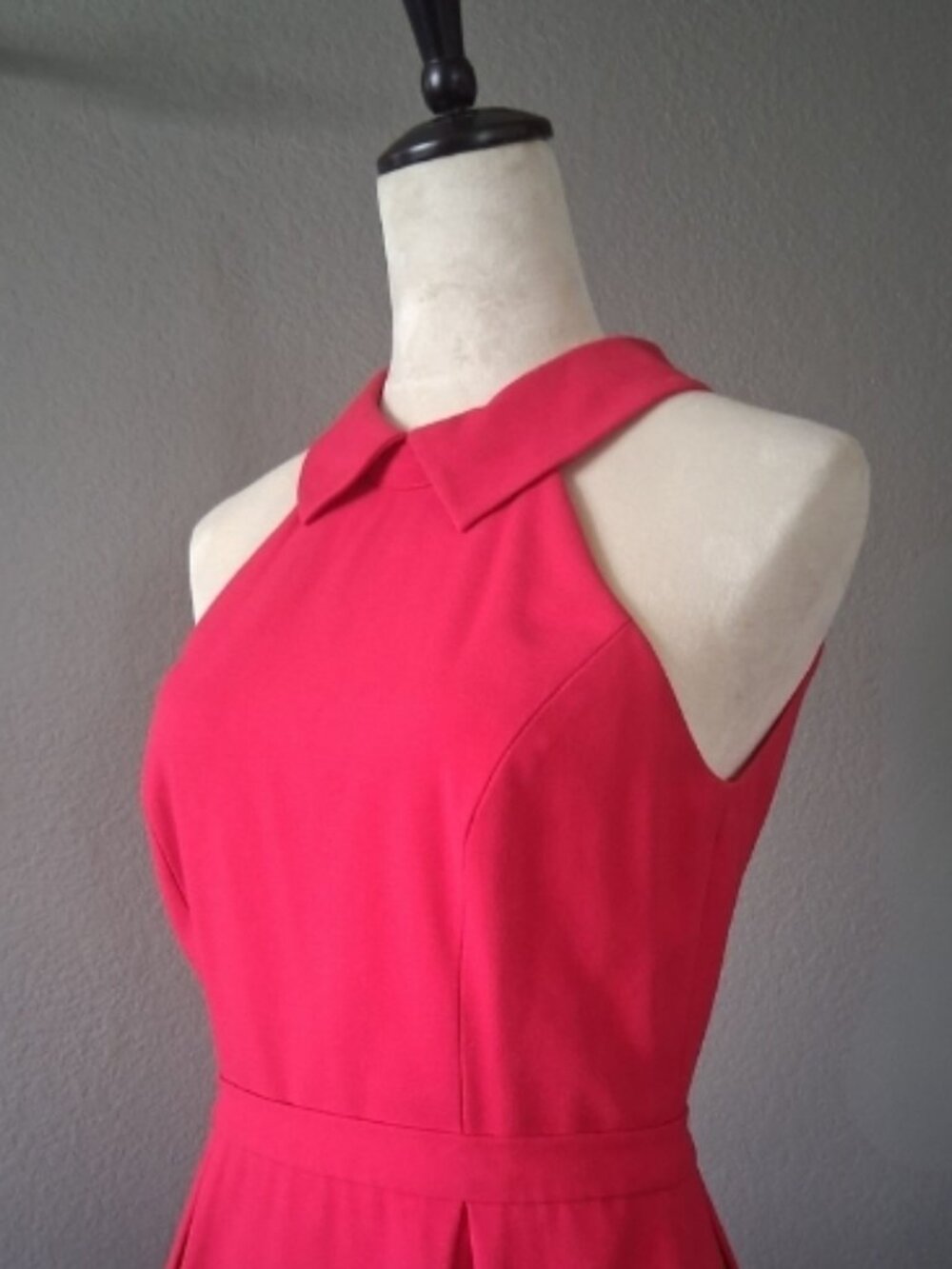 Tula Peplum Open Back Dress